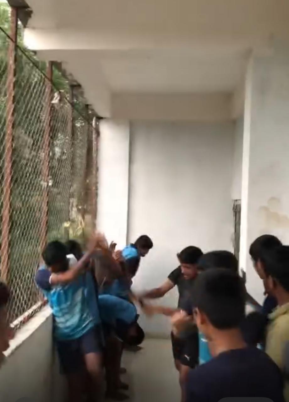 Shocking incident of ragging at a school in Talsande